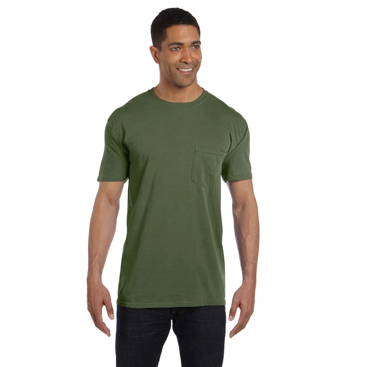 COMFORT COLORS ADULT HEAVYWEIGHT 6.1 OZ. POCKET T-SHIRT 72