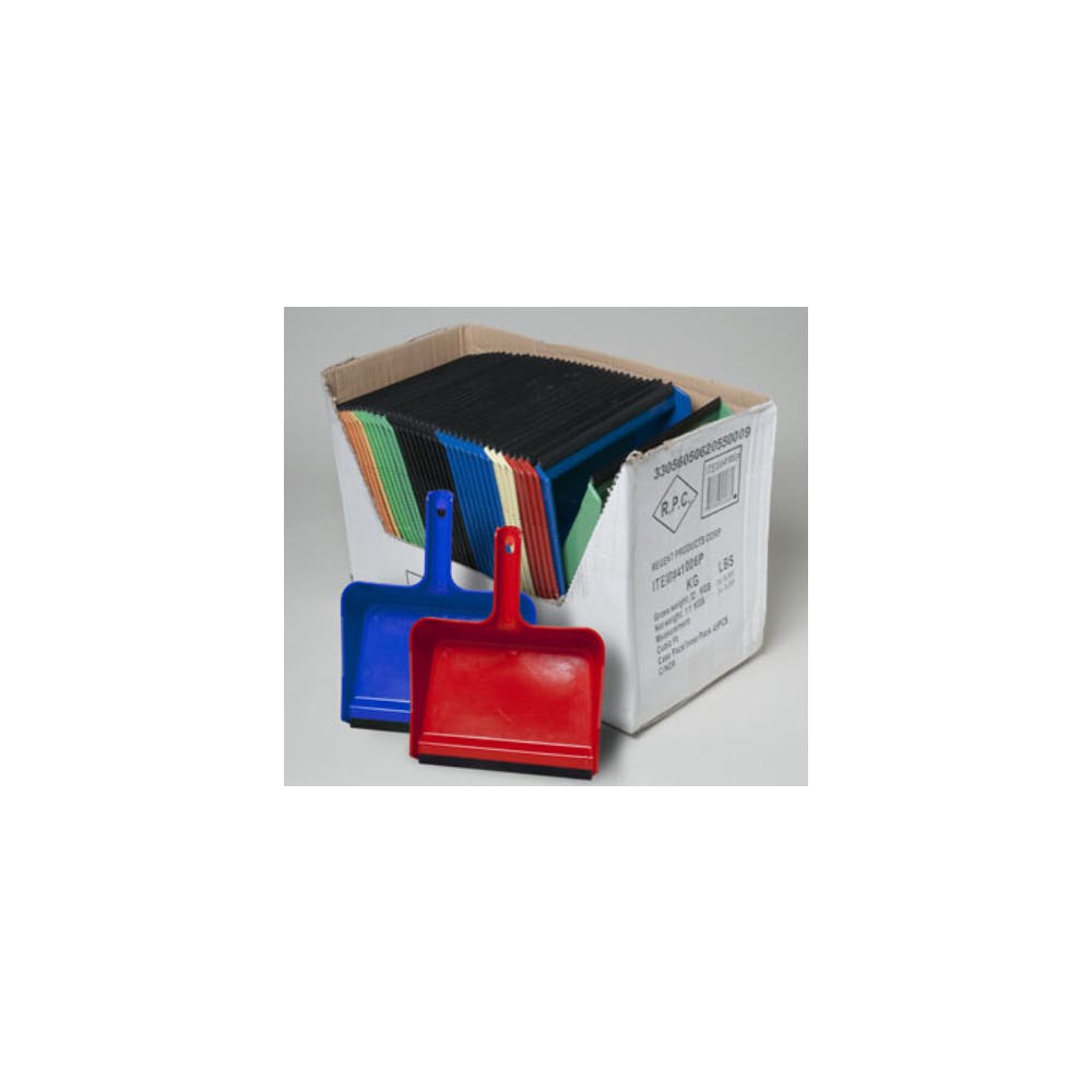Jumbo Dust Pans - Assorted Colors 11.5"