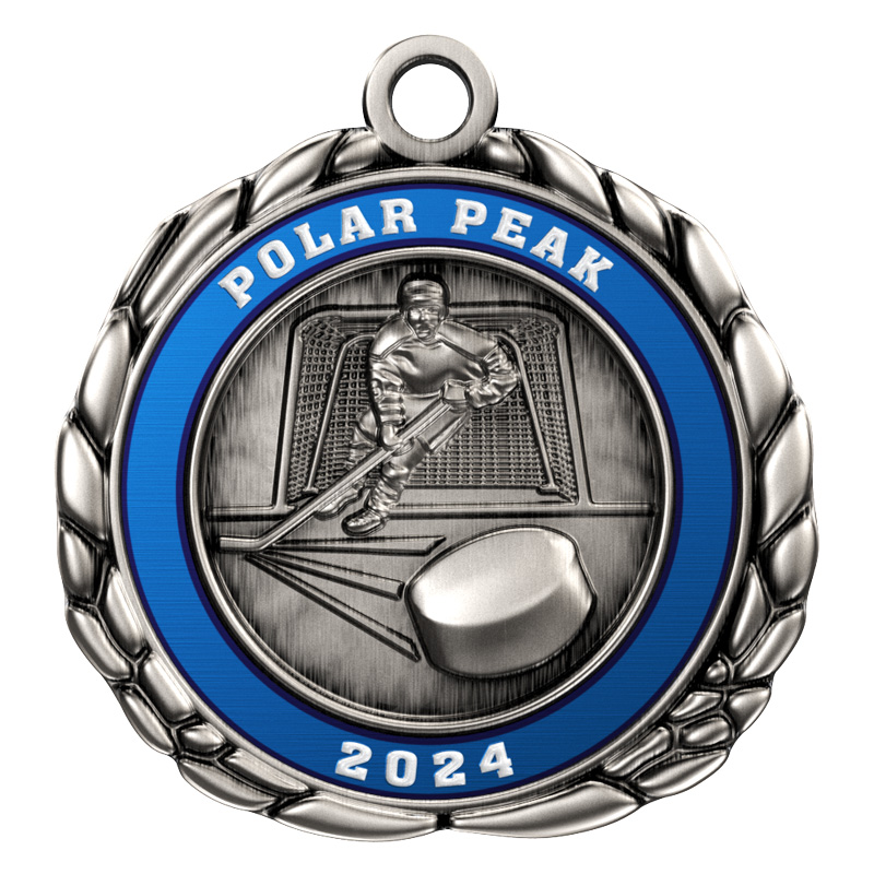 Express Vibraprint™ Hockey Quali-Craft Medallion (2-1/2") 1
