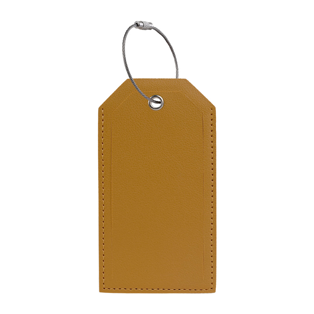 Soft Vegan Leather Luggage Tag 17