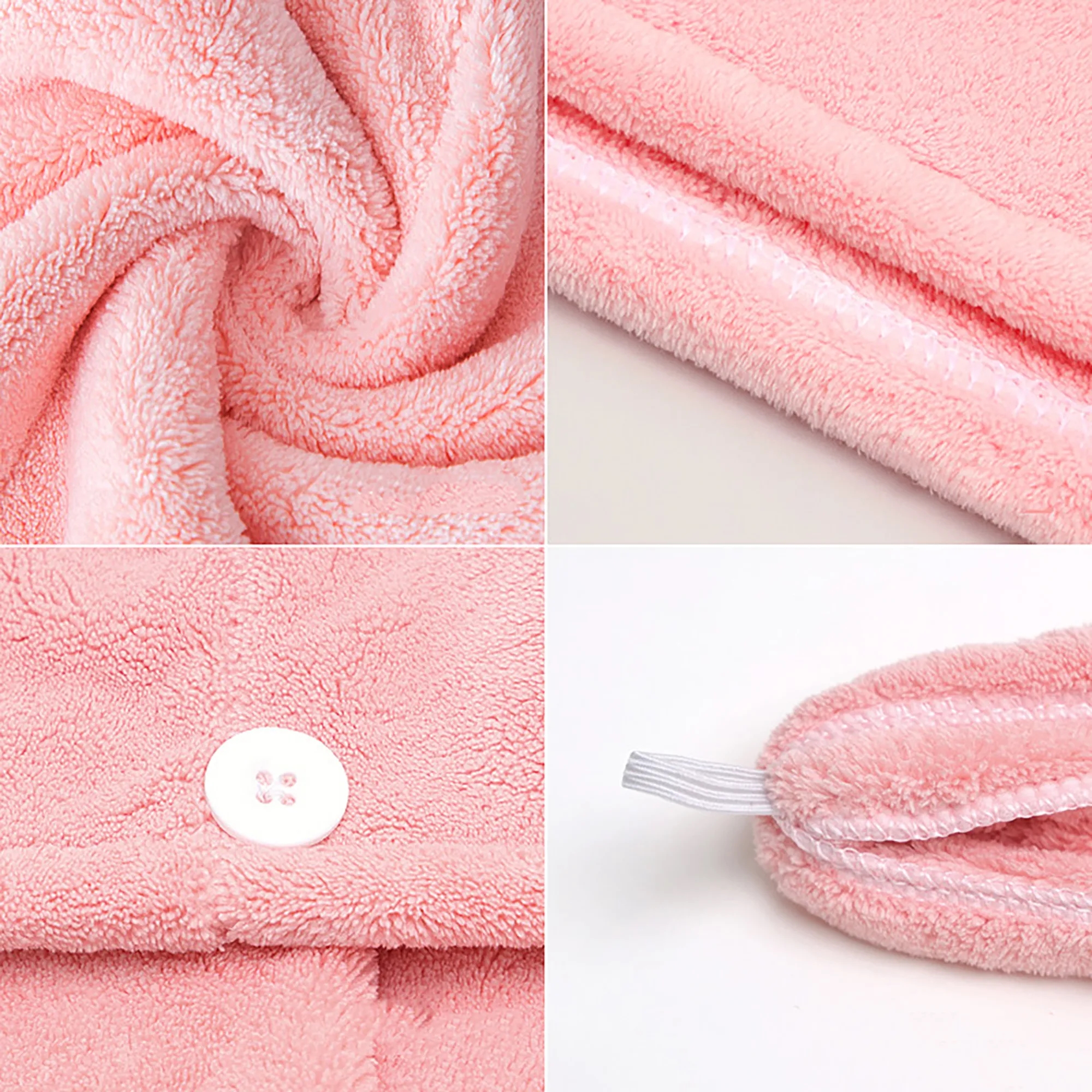 Coral Fleece Dry Hair Hat MOQ 100PCS 4
