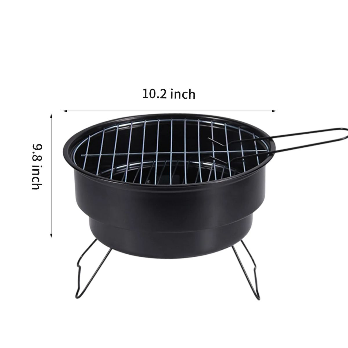 10 Inch Foldable BBQ Set for Picnics or Camping 5