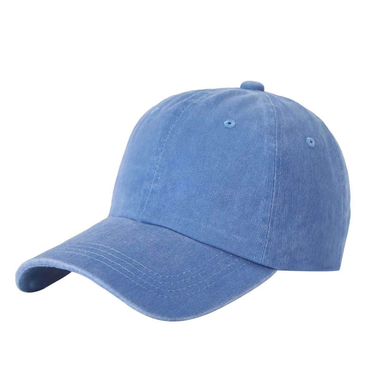 Adjustable Washed Cotton Cap with Curved Visor 3