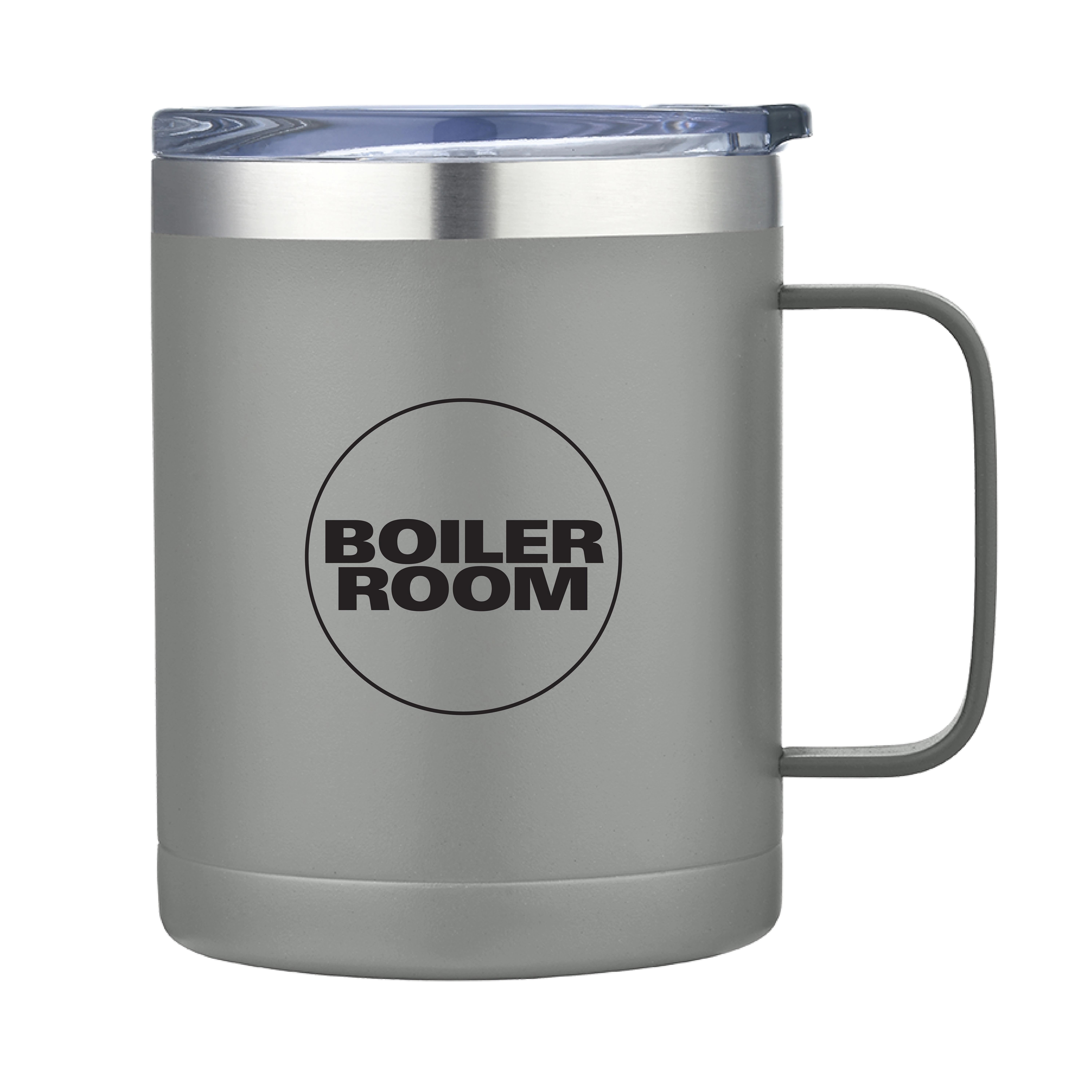 ALPHEUS - 14 OZ STAINLESS STEEL CAMPING MUG WITH HANDLE 1