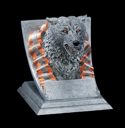 Wolf Spirit Mascot Resin 1