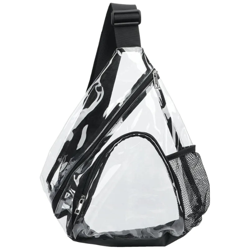 Clear PVC Crossbody Bag With Adjustable Strap 5