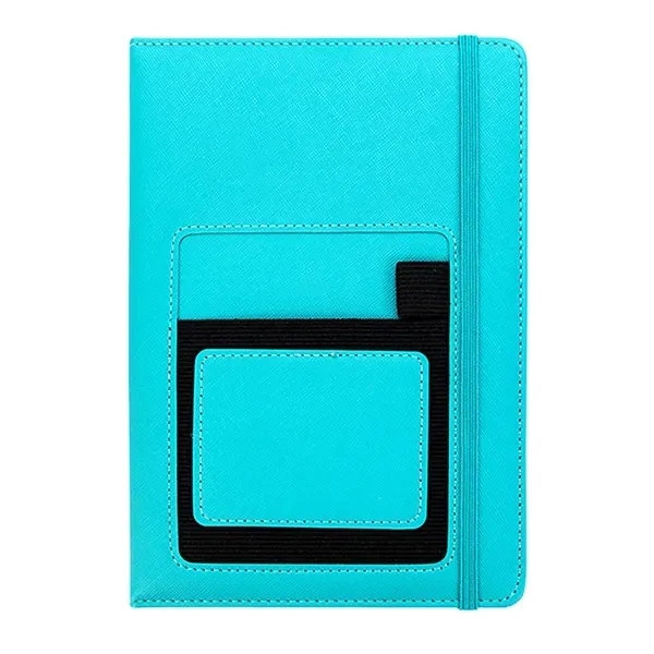 Stretchy Band Journal with Spiral Bound Notepad 6