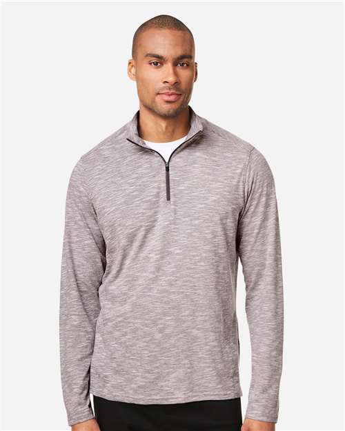 Men's Eclipse Jacquard Quarter-Zip Pullover - NE415 36