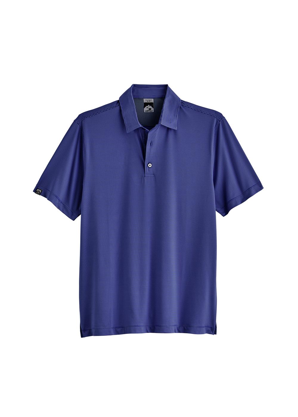 Storm Creek Men's Optimist II Microstripe Short Sleeve Polo 11