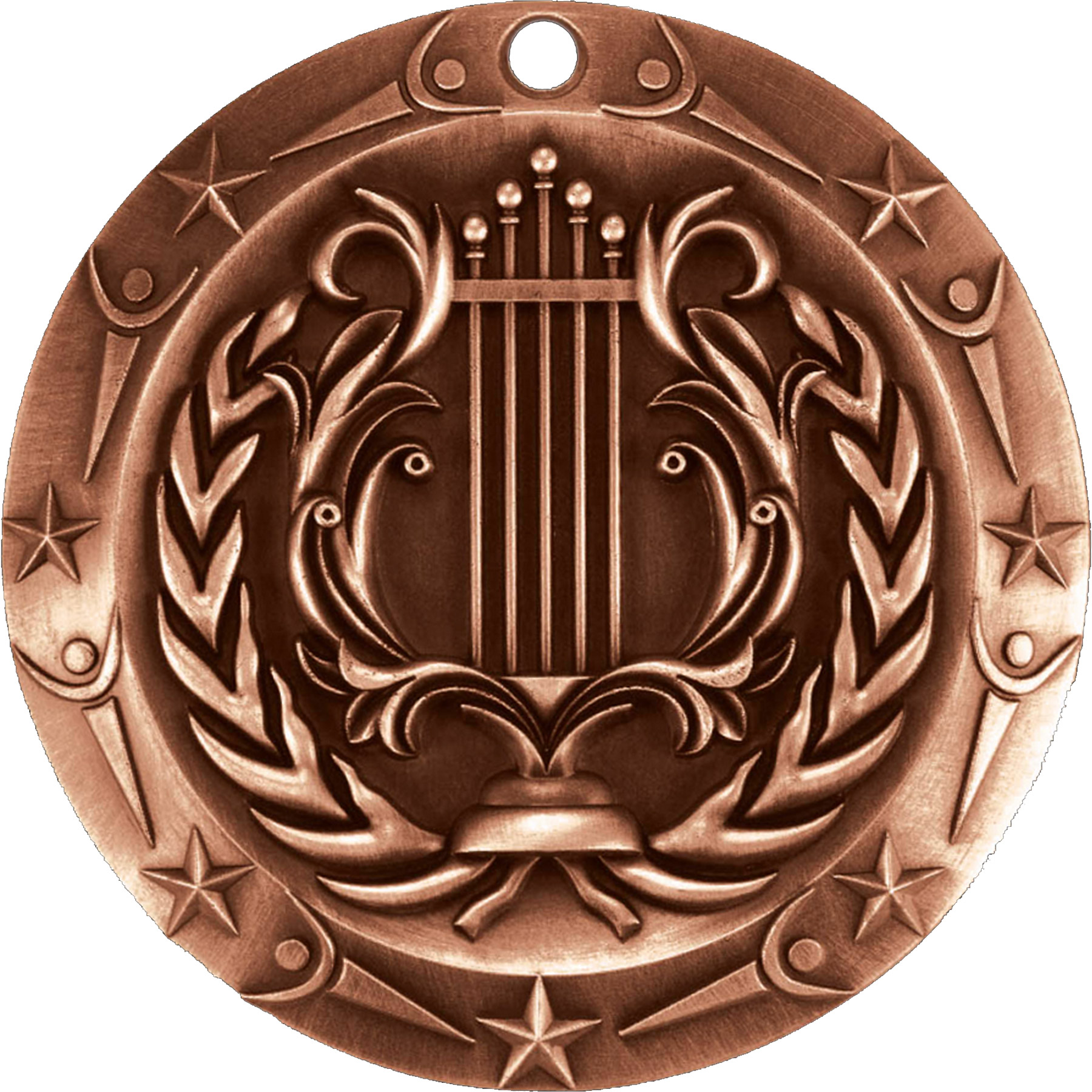 Stock World Class Sports & Academic Medals: Music 7