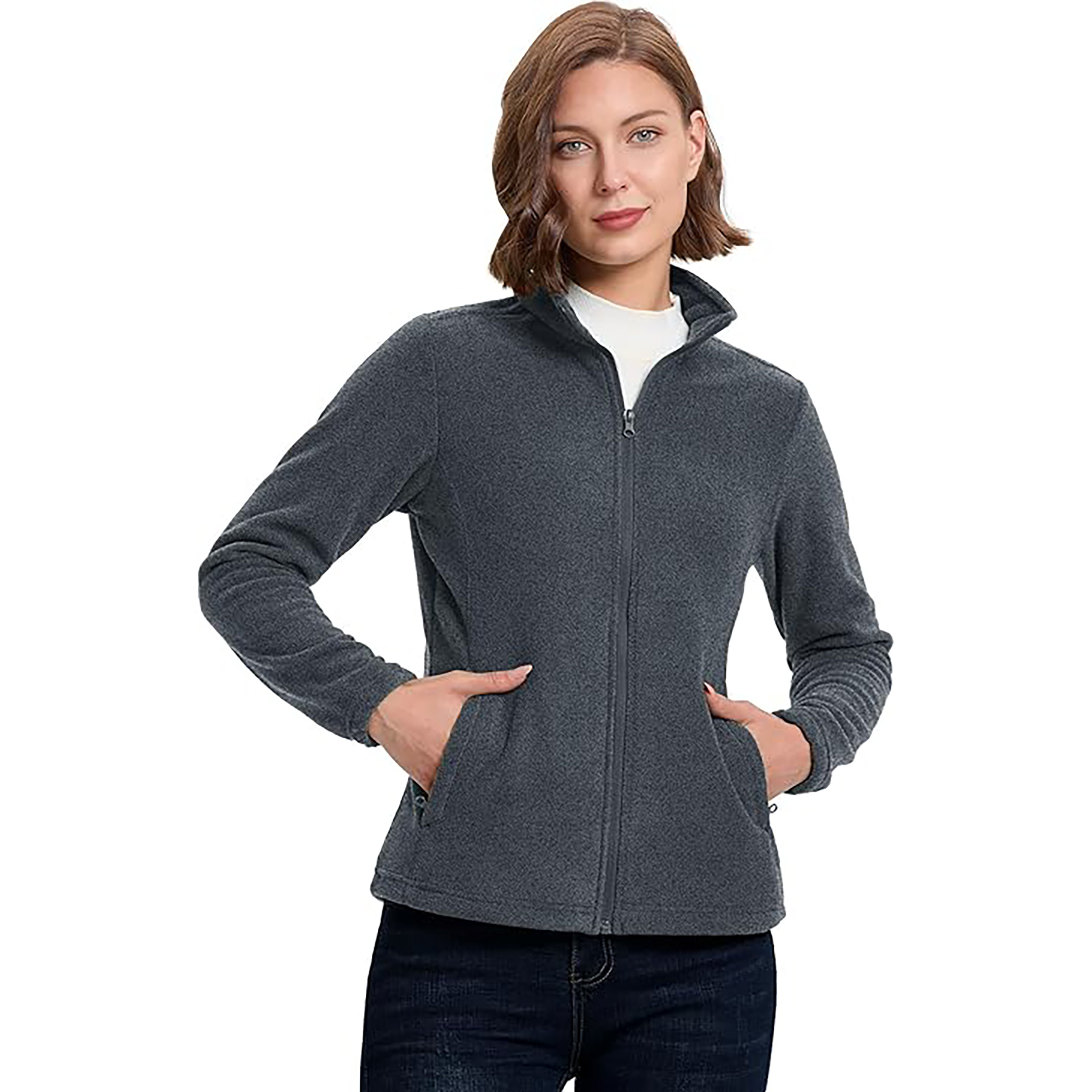 Zip Up Fleece Jacket 5