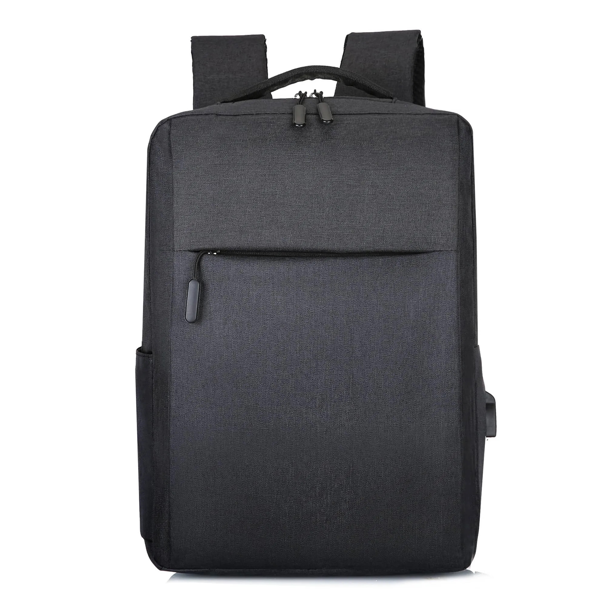 MOQ 50pcs Custom Stylish Polyester Business Travel Backpack 3