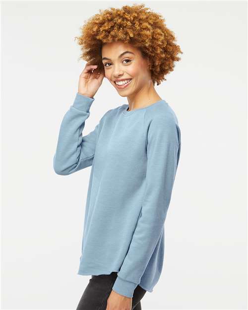 Women's California Wave Wash Crewneck Sweatshirt - PRM2000 11
