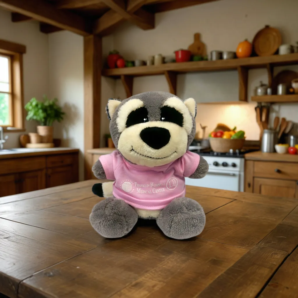 10" Smiling Faces Sitting Raccoon 8