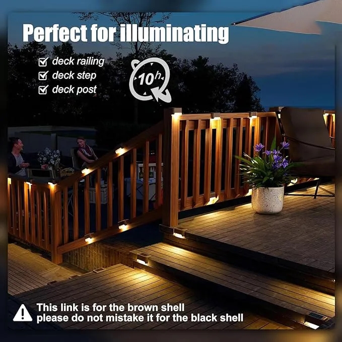 Solar LED Deck Light Waterproof 4