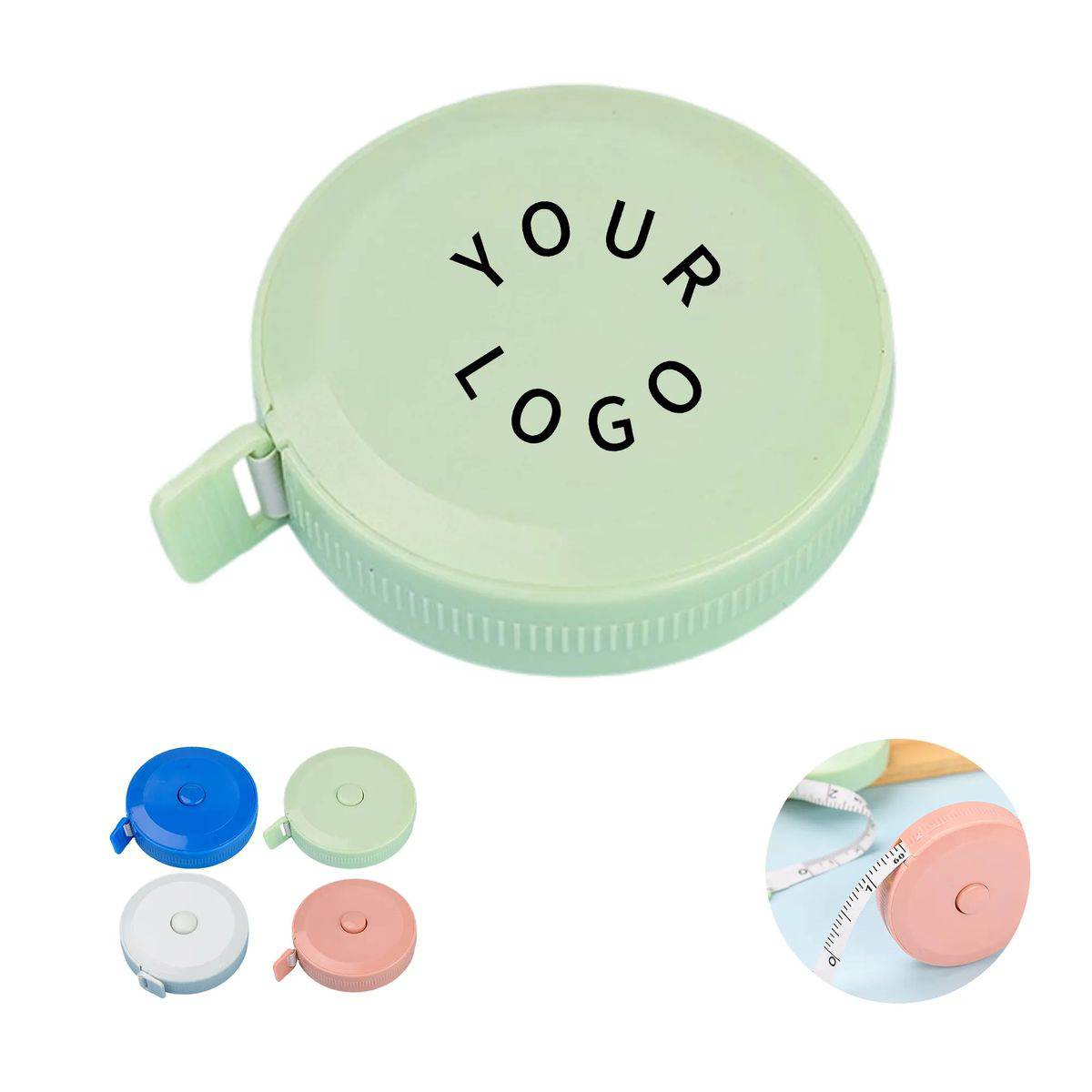 Compact Retractable Tape Measure with Custom Logo 2