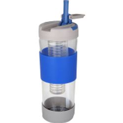 Fusion - 24oz Glass Bottle with Built-In Fruit Infuser and No-Slip Silicone Sleeve 4