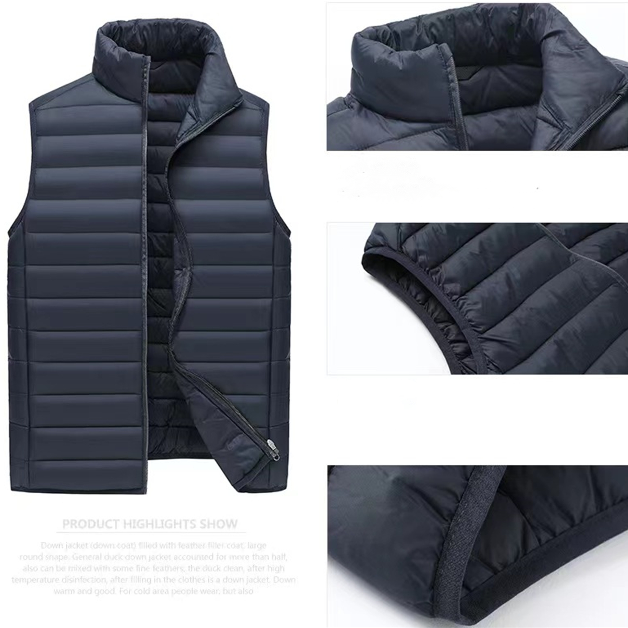 Men's Lightweight Down Alternative Vest 3