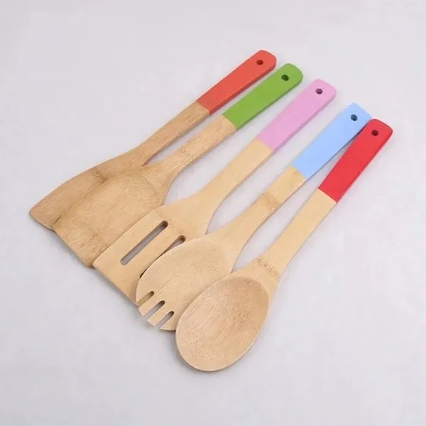 Eco-Friendly Bamboo Spatula Set 2