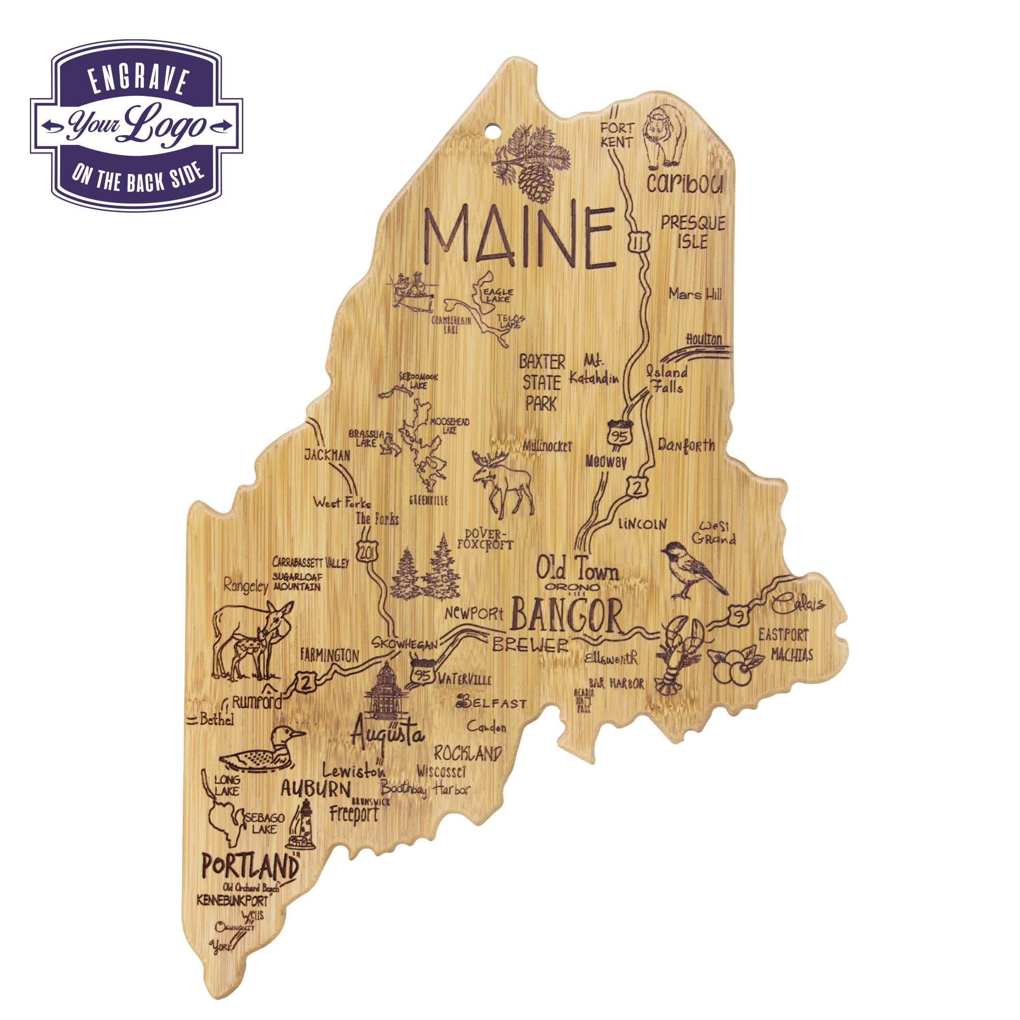 Destination Maine Cutting & Serving Board