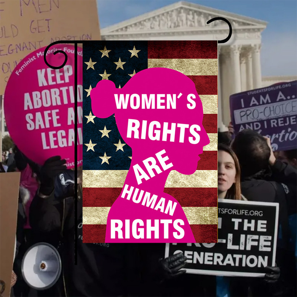 30x45CM Abortion Law Feminism Garden Flag 2