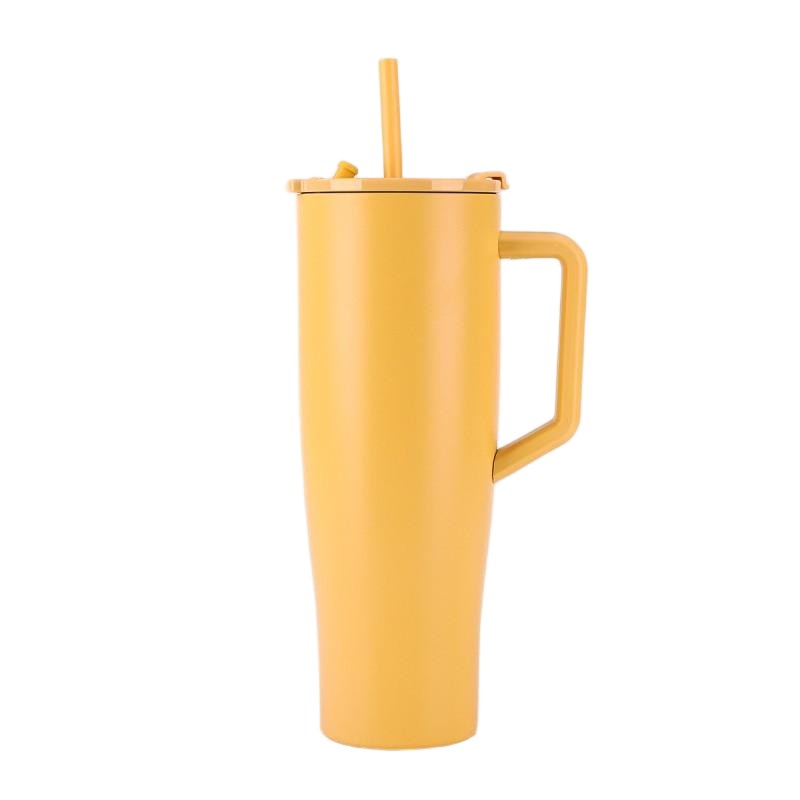 40 oz Leakproof Stainless Steel Insulated Tumbler W/ Lid & Straw 2