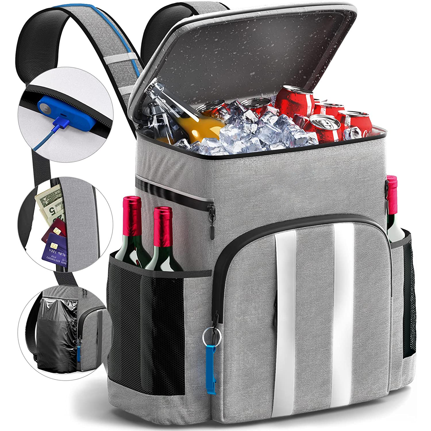 Large Capacity Insulated Cooler Backpack 2