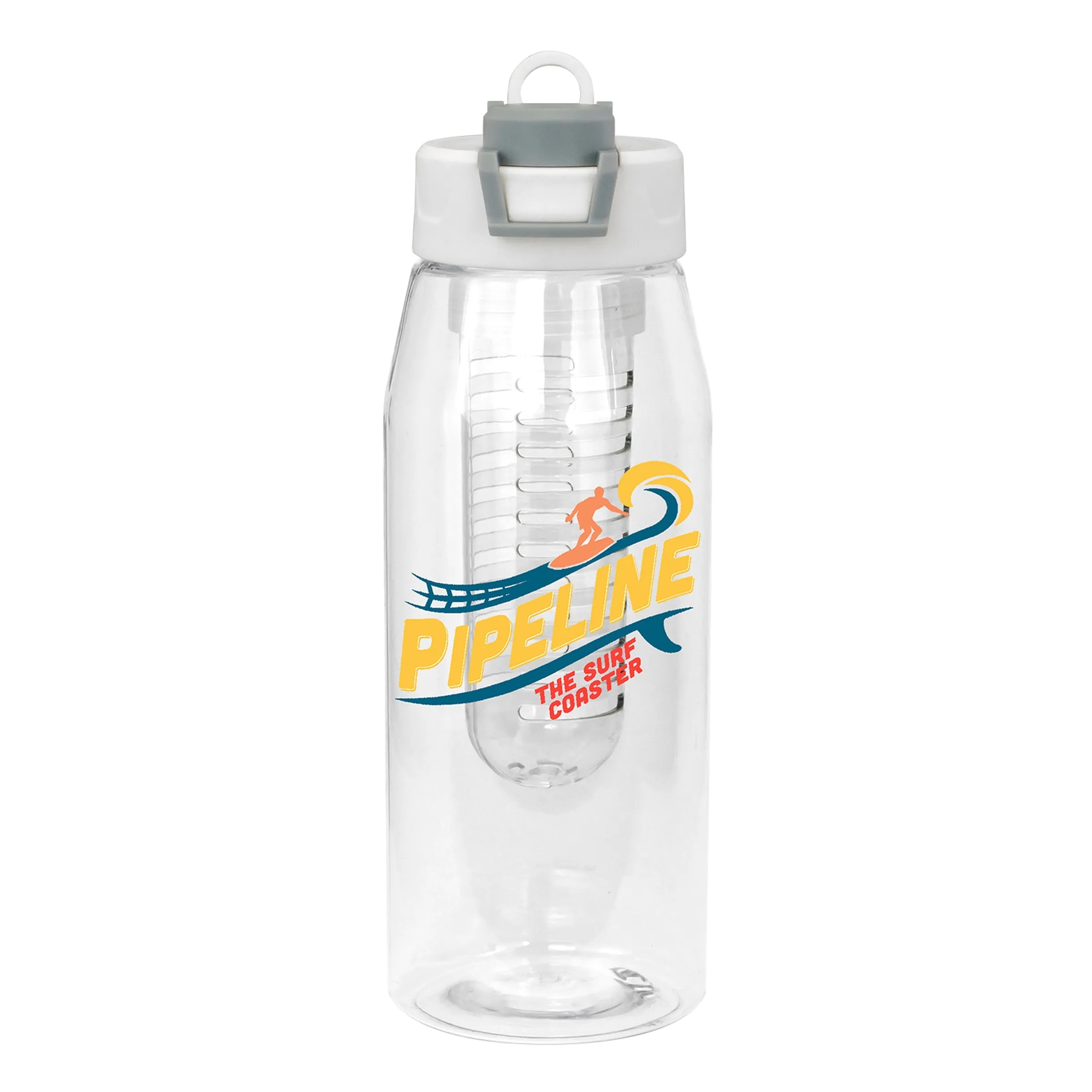Two Tone Pop Up 32 oz. Bottle with Infuser 8