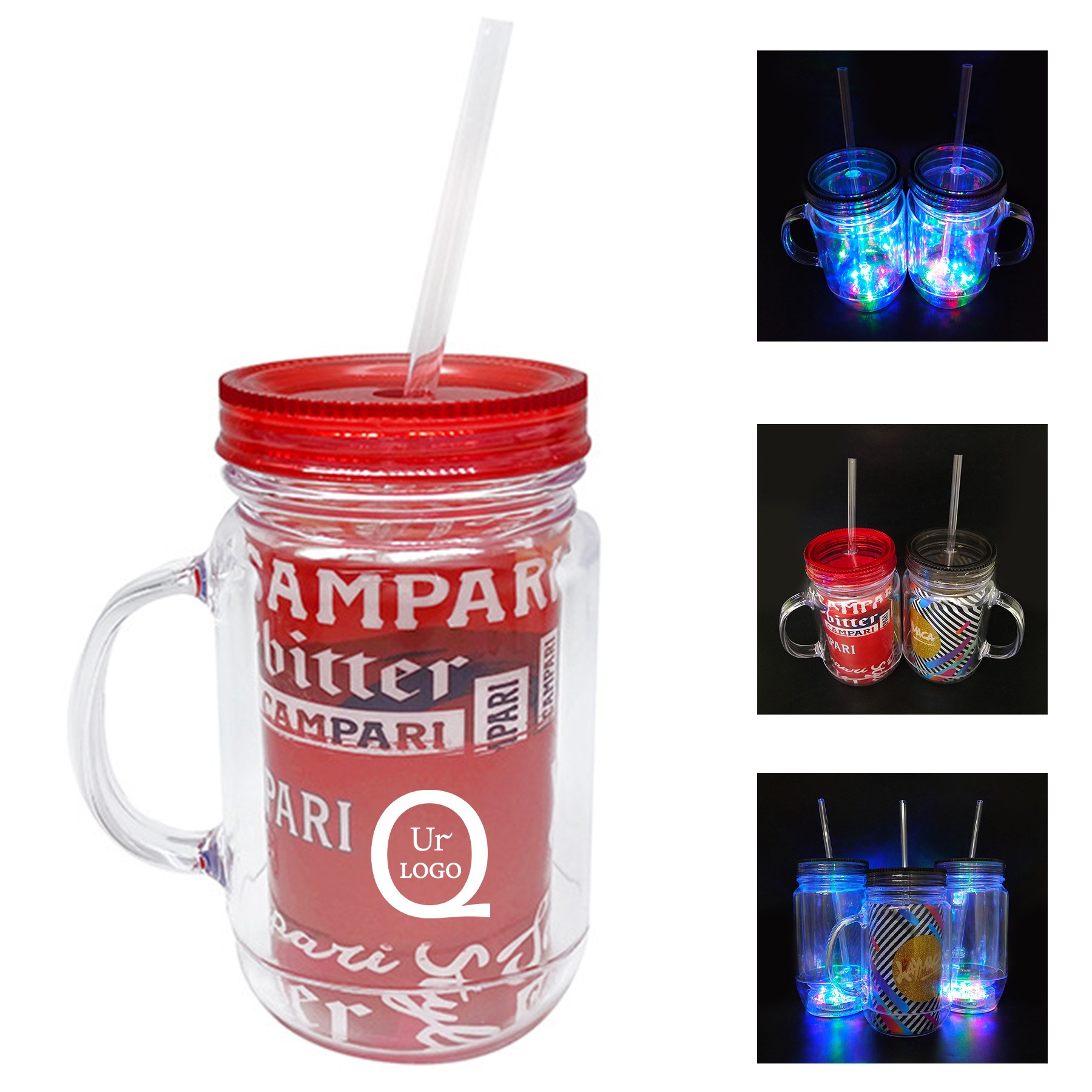 16.9Oz Led Beer Luminous Cup