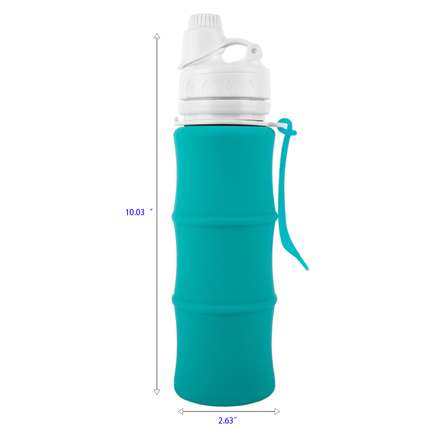 500ml Silicone Telescopic Water Bottle 3