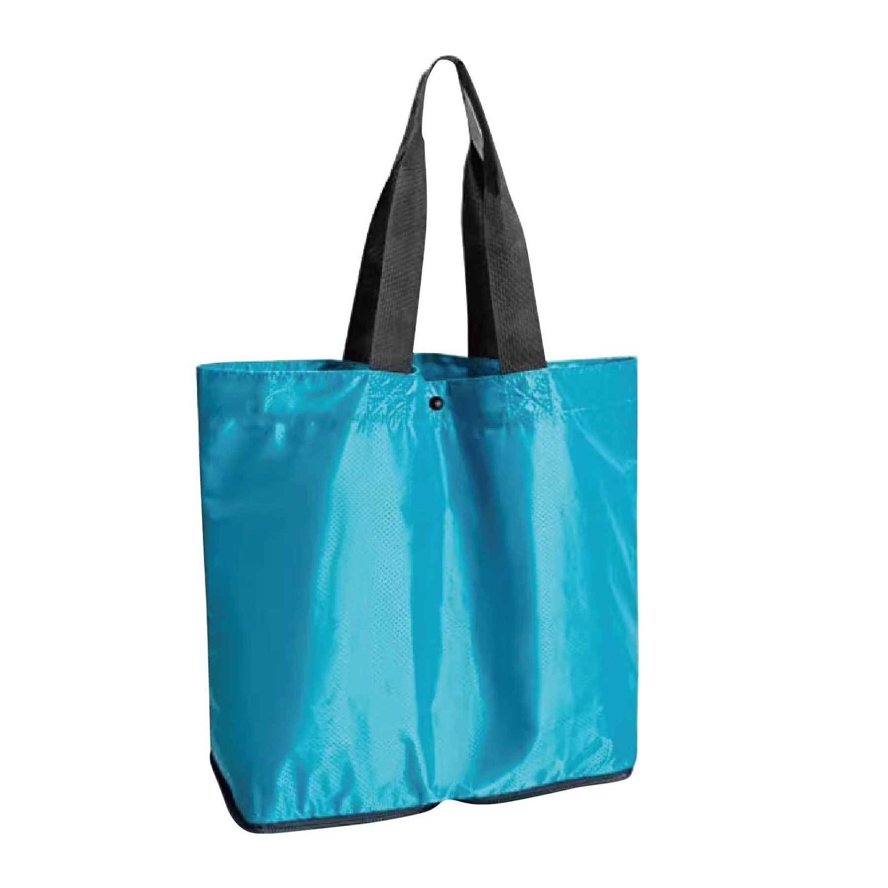 Solid Color Shoulder Square Folding Shopping Bag 4