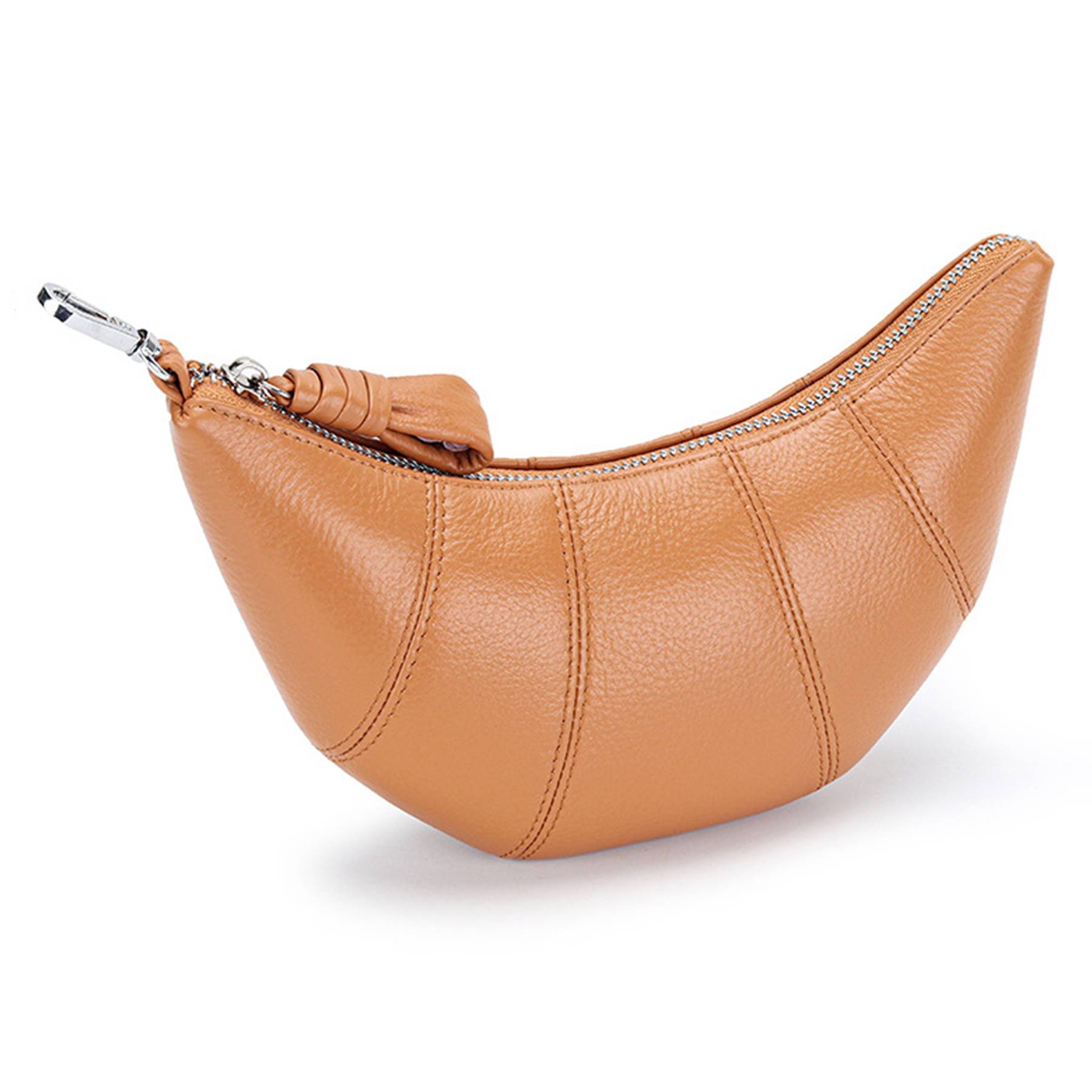 Genuine Leather Hanging Neck Phone Bag 5