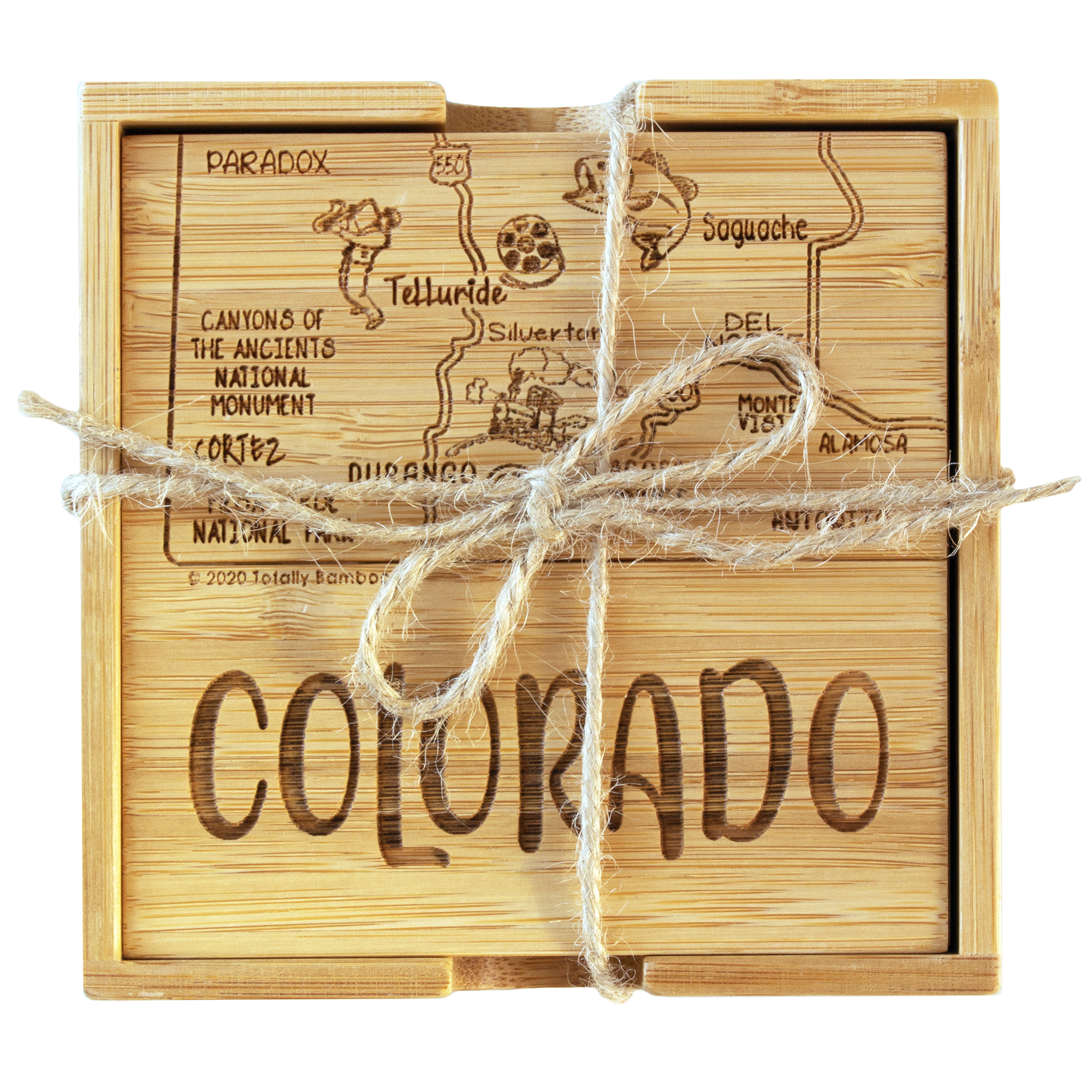 Colorado Puzzle Coaster Set 10
