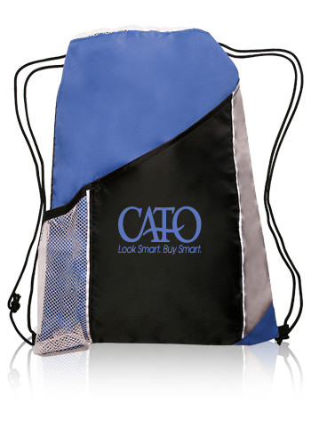 Side Mesh Pockets Drawstring Backpacks 9