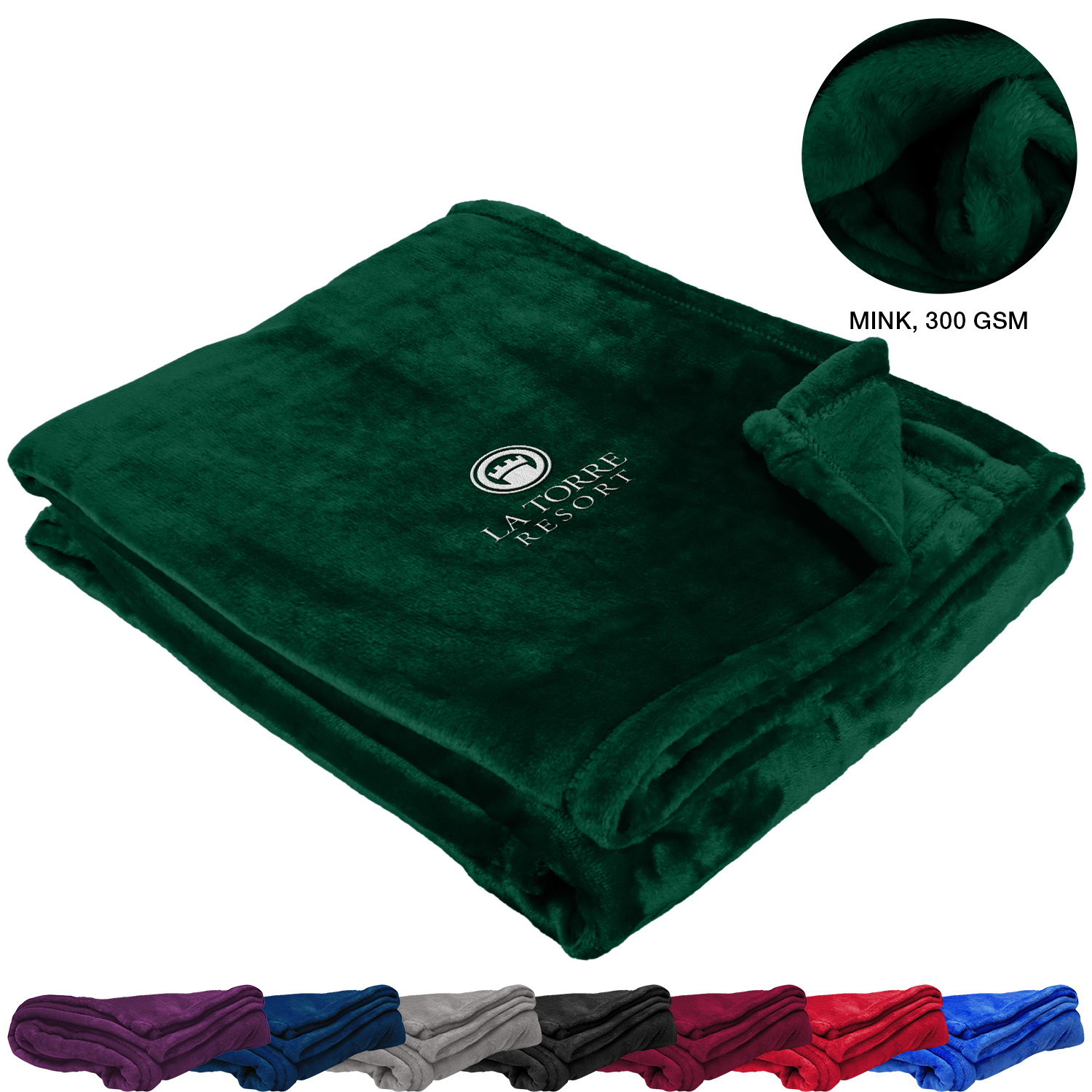 Soft Mink Touch Premium Blanket w/ Custom Imprint, 50" X 60" 3