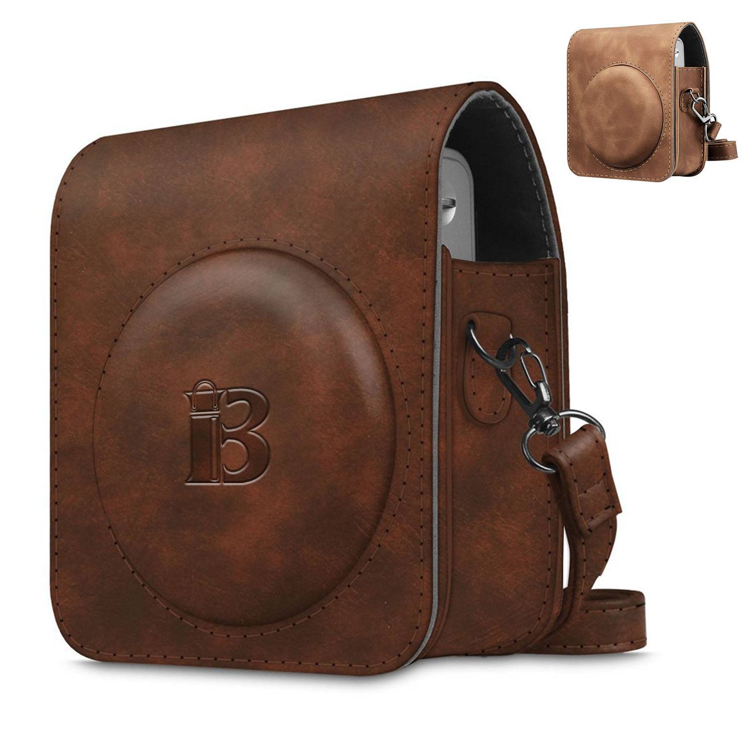 Vintage PU Leather Instant Camera Bag 2