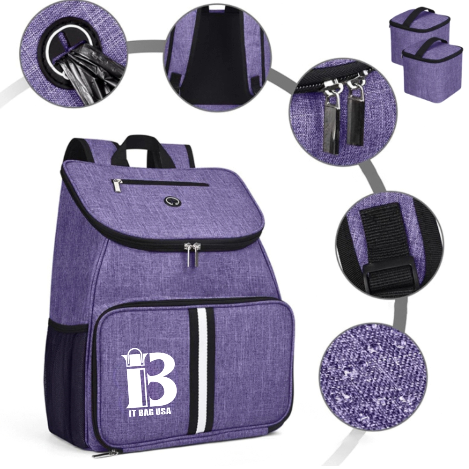 Portable Travel Backpack Pet Food Bag 3