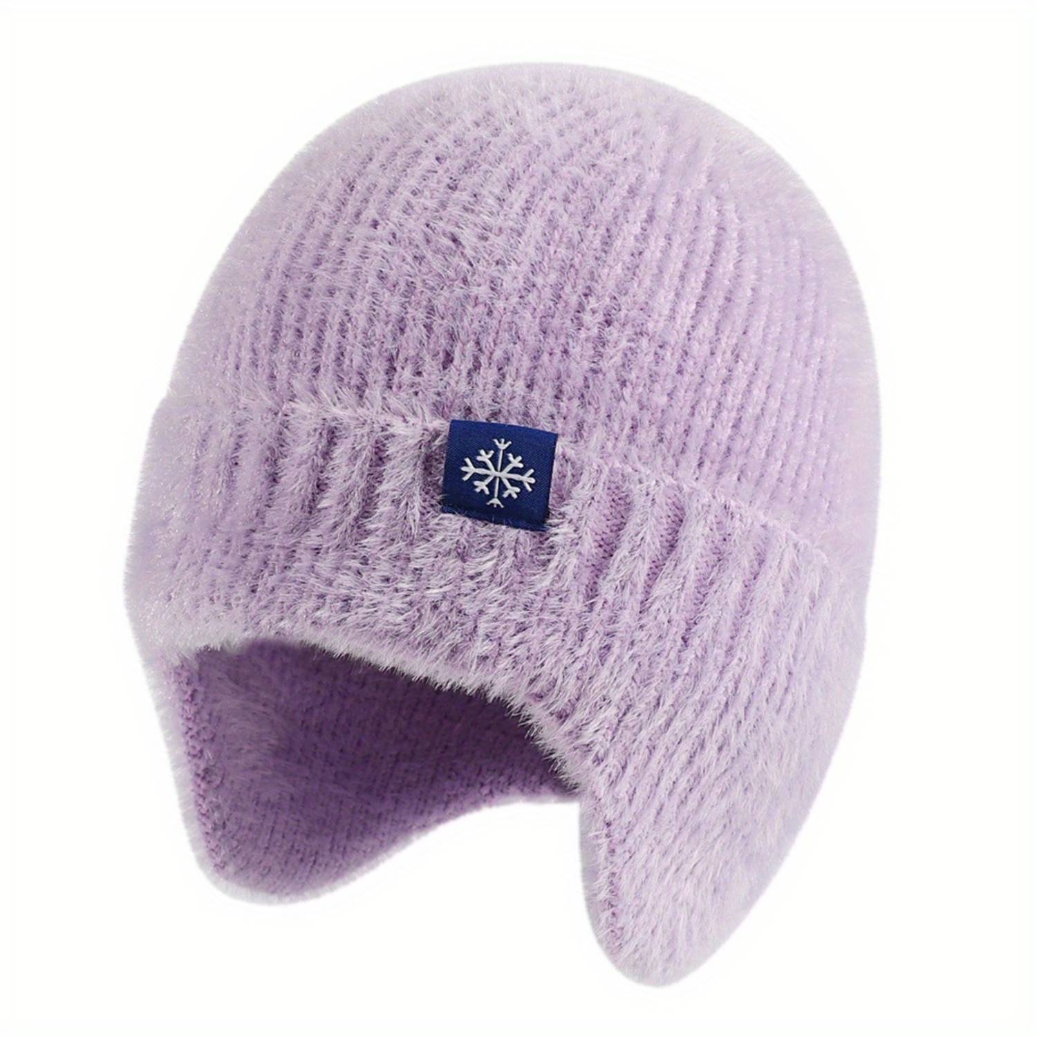 Winter Earflap Knit Hat 6