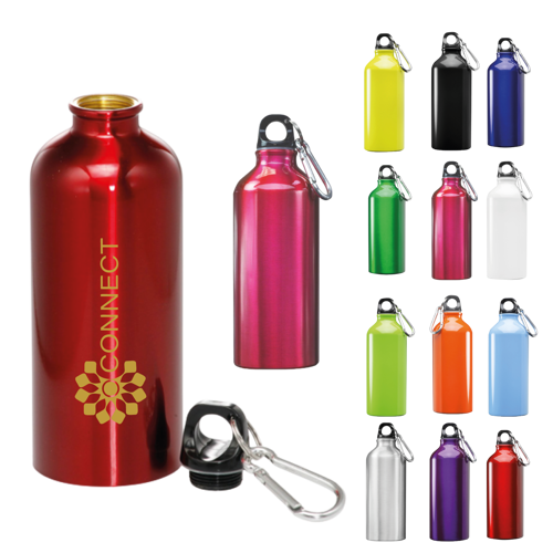 Sports Bottle with Carabiner - Aluminum 20 oz 3