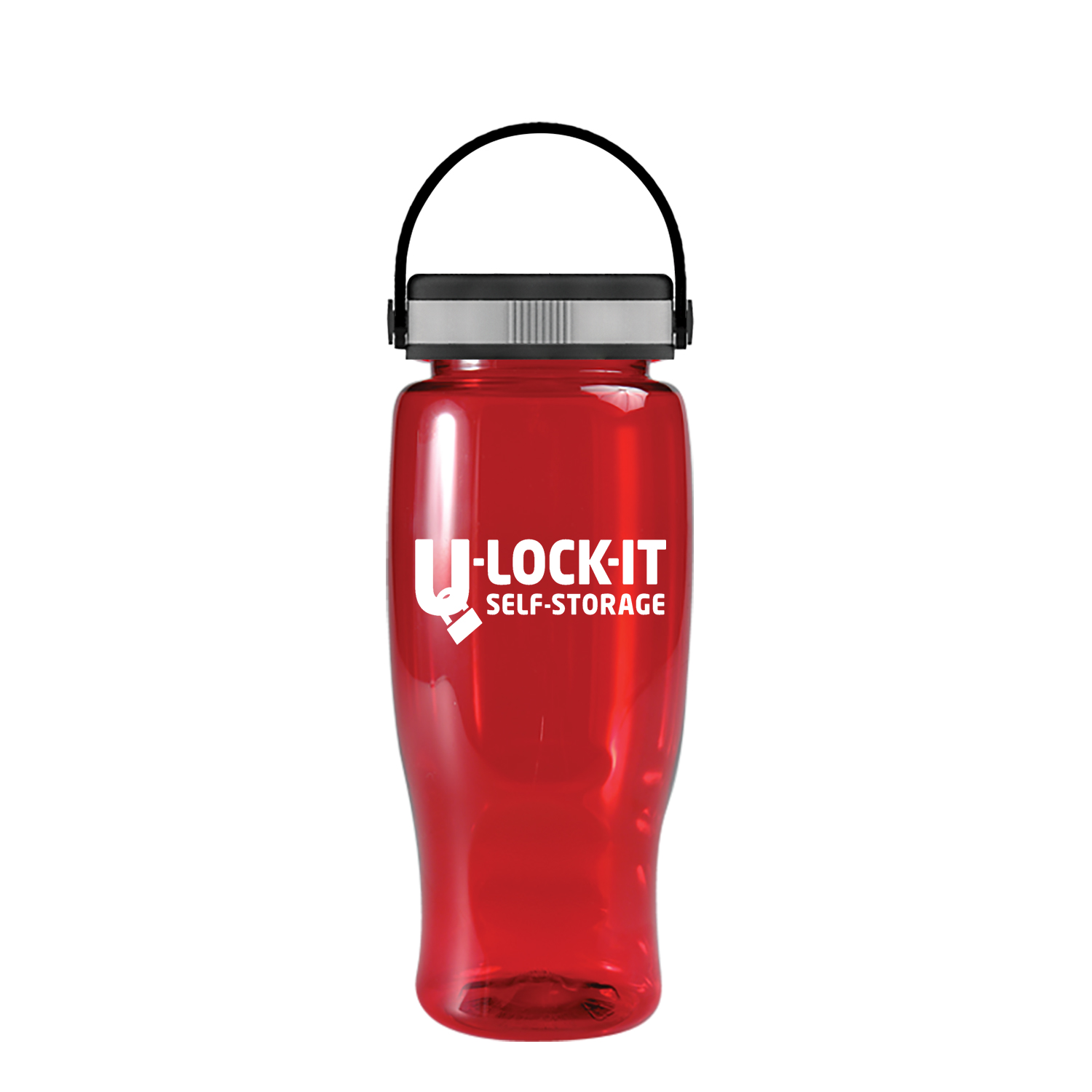 Poly-pure - 27 oz. Transparent Bottle with EZ Grip 3