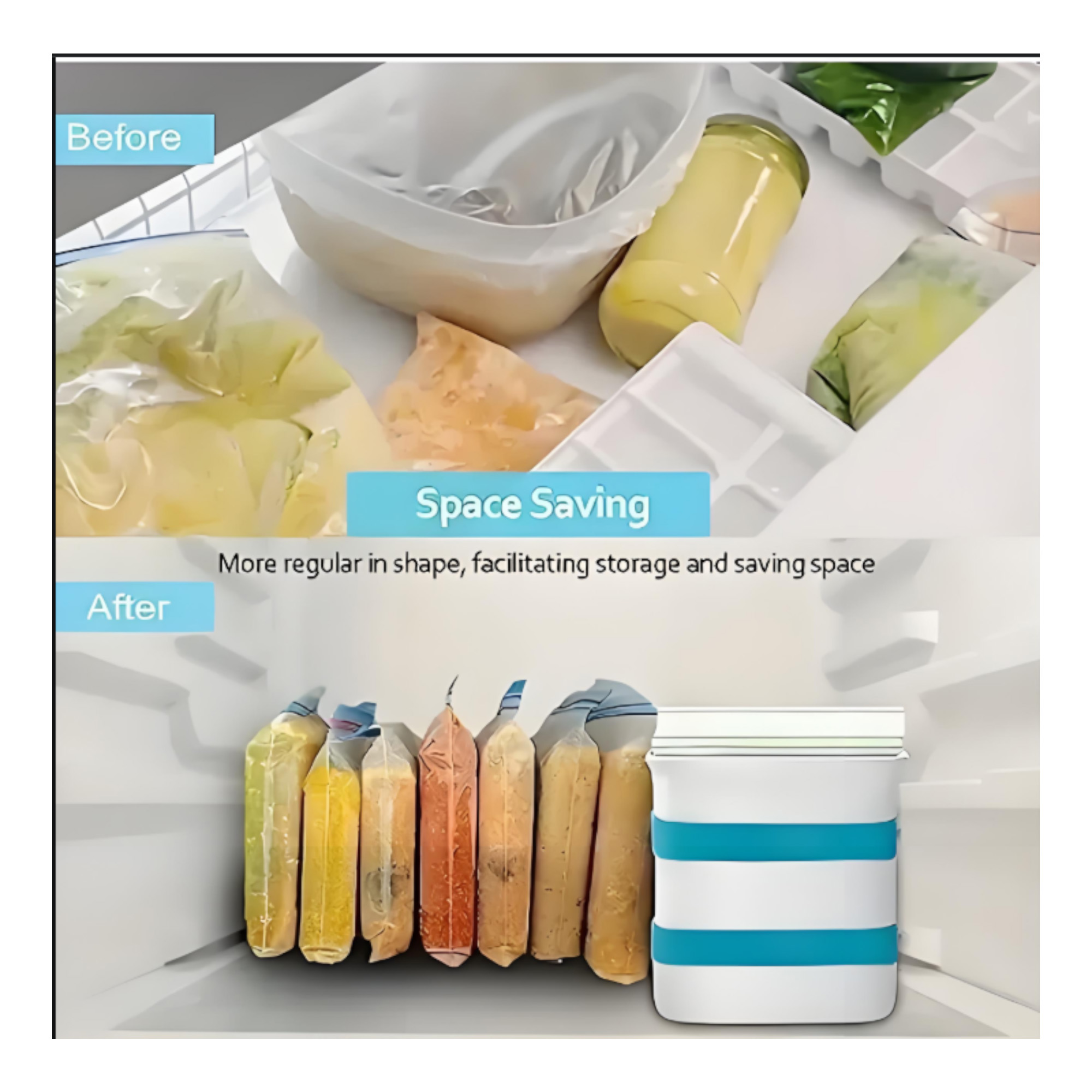 ABS Freezer Food Block Maker 4
