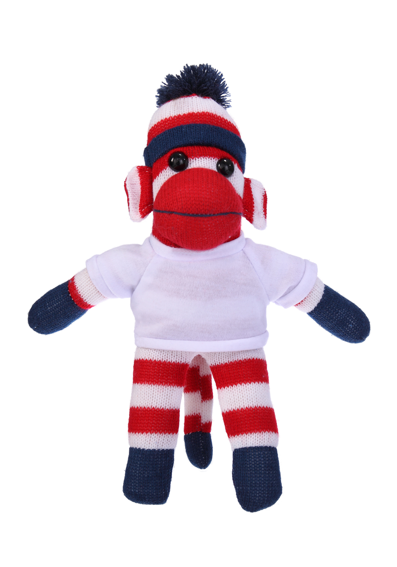 Plush Patriotic Sock Monkey with Tee 14
