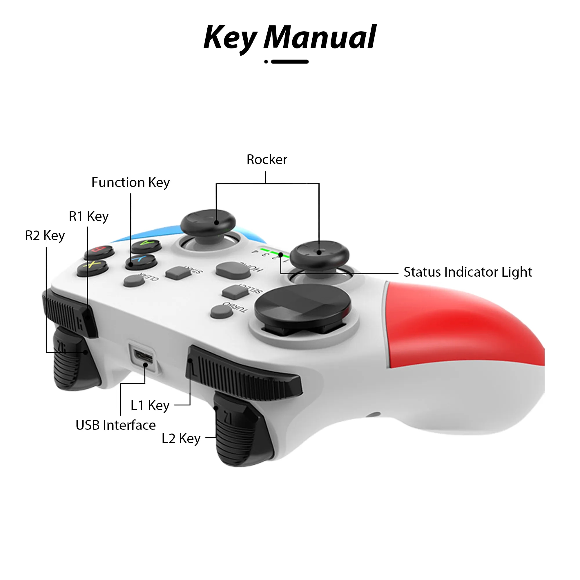Universal Wireless Gaming Controller 4