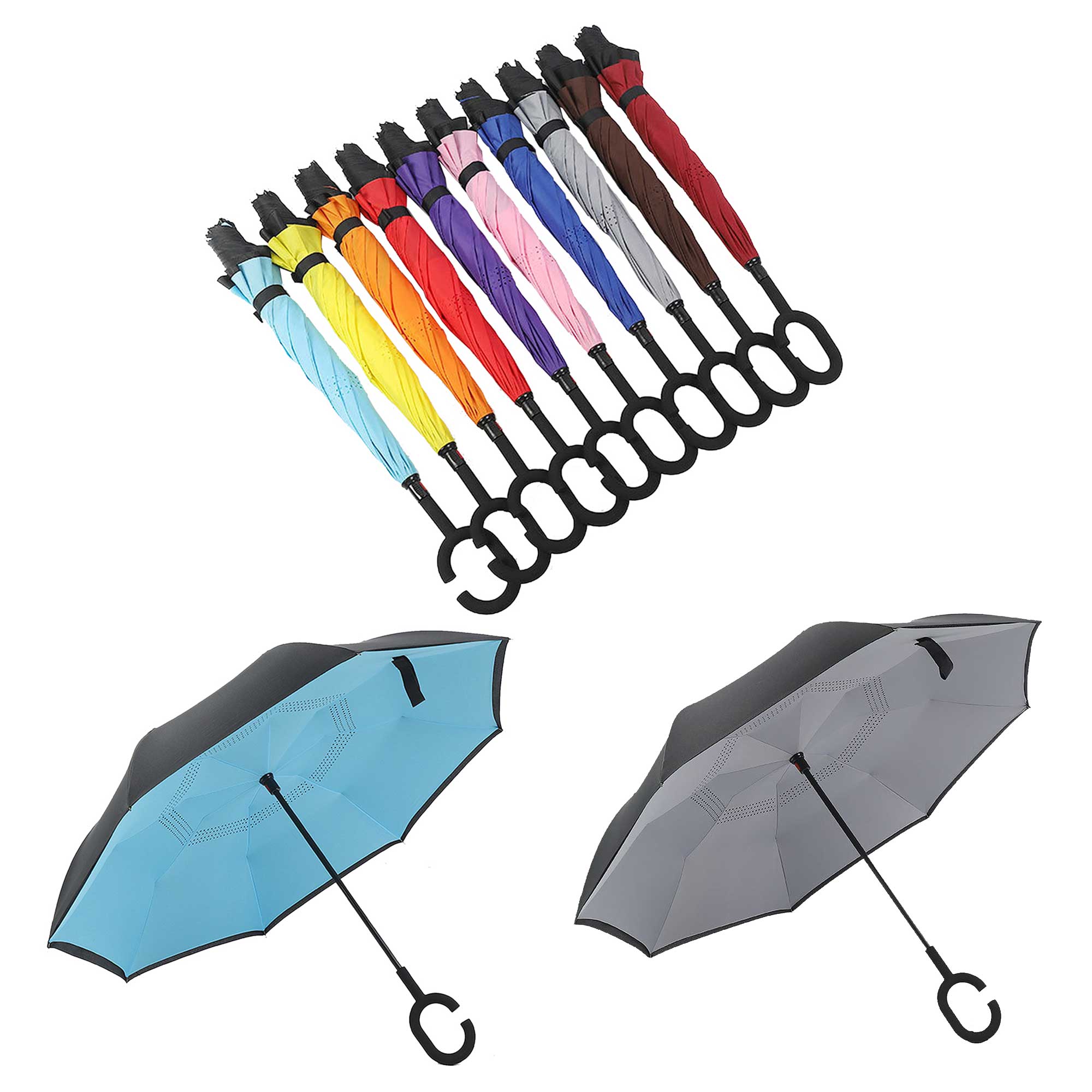 Inverted Reverse Upside Down Umbrella 1