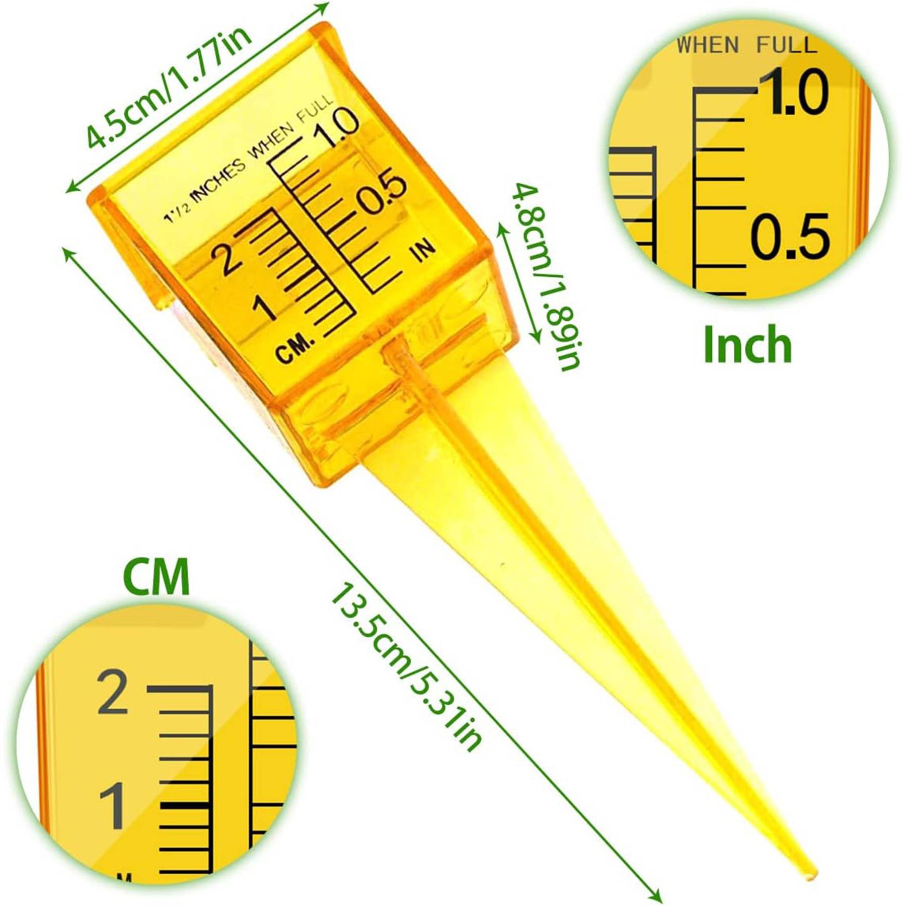 1.5inch Plastic rain gauge 4