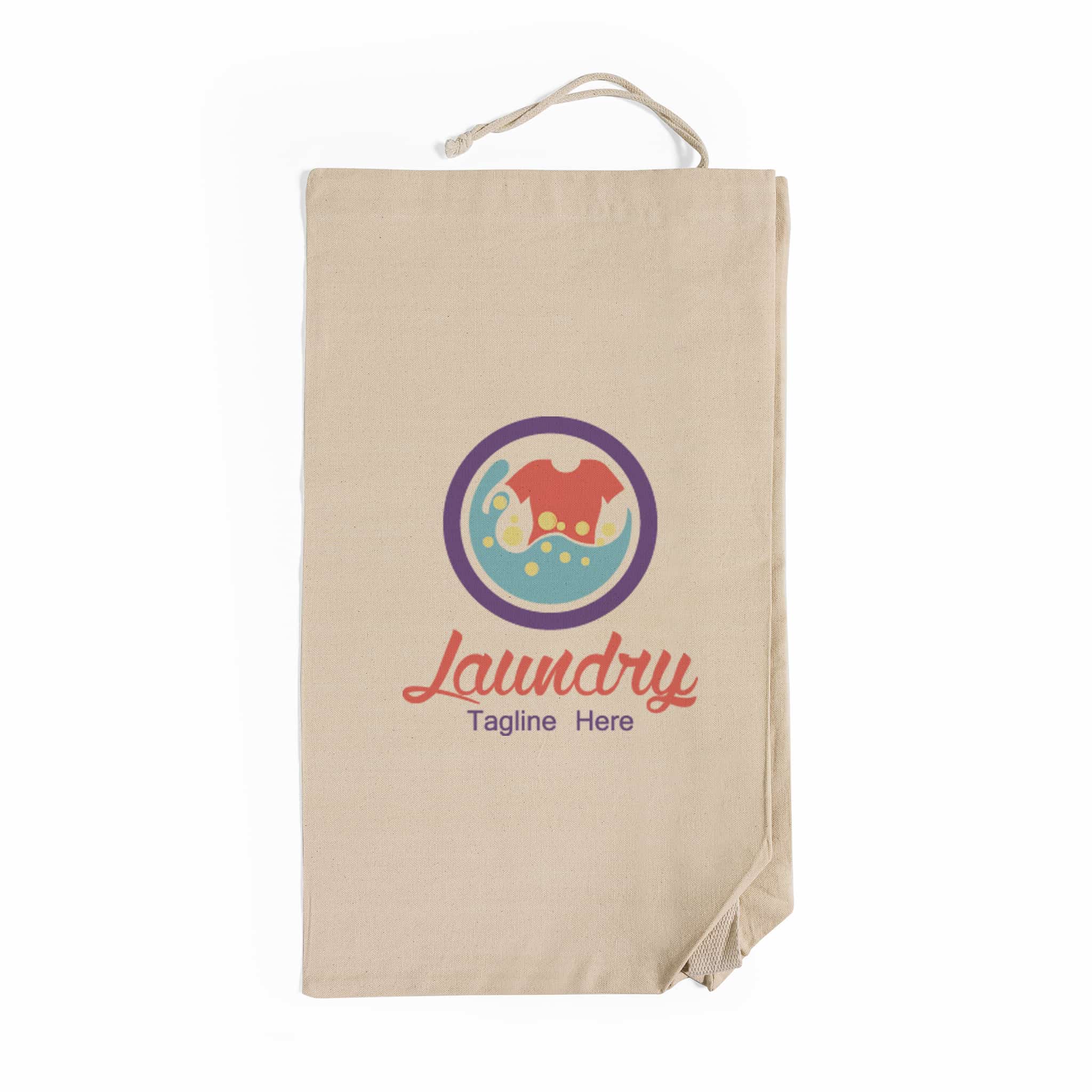 Small Heavy Canvas Laundry Bag 4