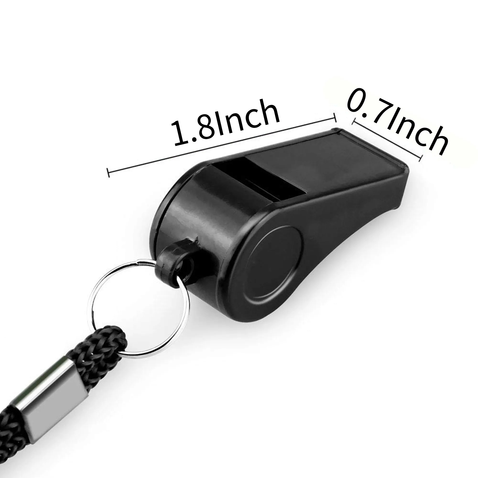 Plastic Sports Whistle with Lanyard for Coaches and Referees 4