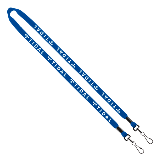 1/2" Cotton Double Swivel Hook Lanyard 43