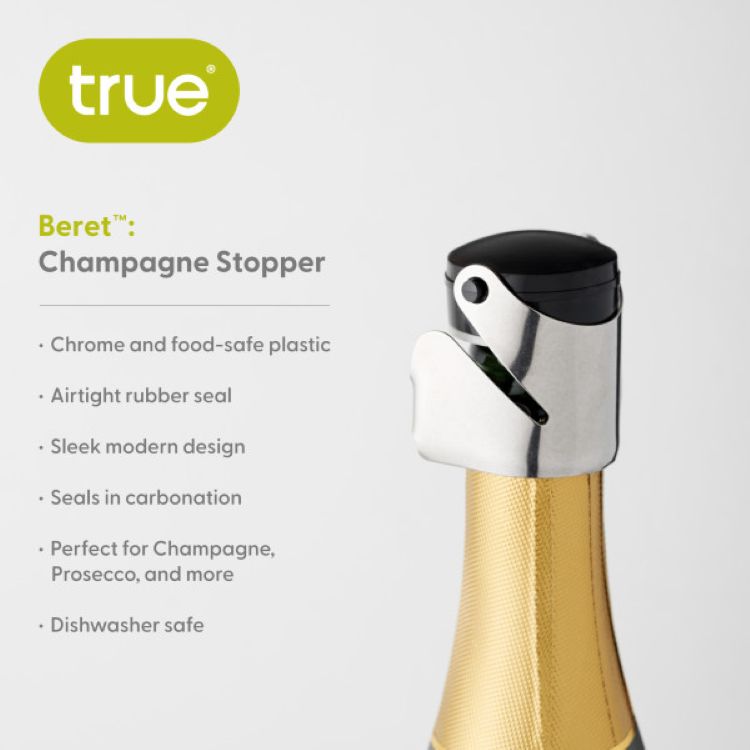 True® Beret™: Champagne Stopper 3