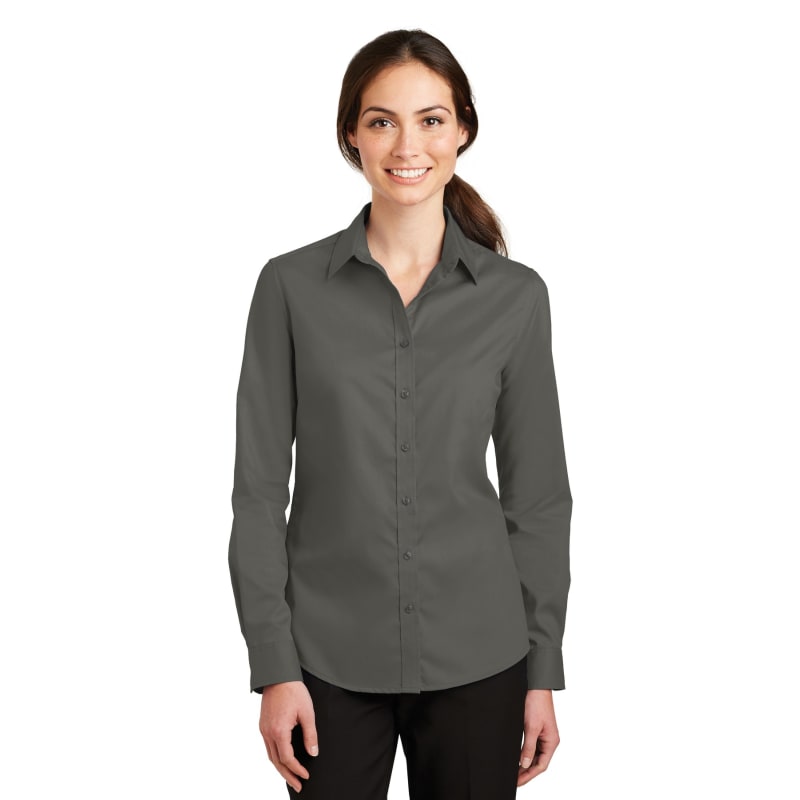 Port Authority Ladies SuperPro Twill Shirt. 7